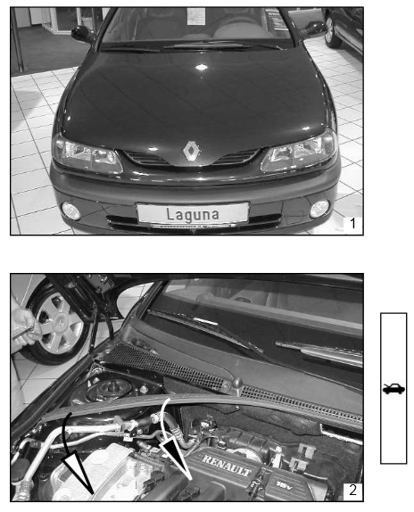 Замена воздушного фильтра на Renault Laguna