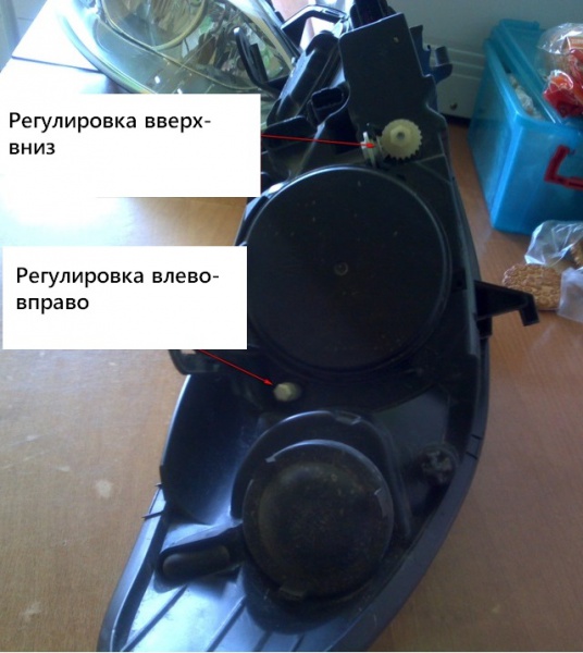 Регулировка ближнего света на Флюенс